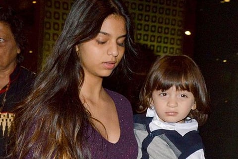 Suhana Khan gets cute birthday card from kid brother AbRam