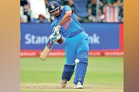 Rohit suffered a calf injury during the NZ tour