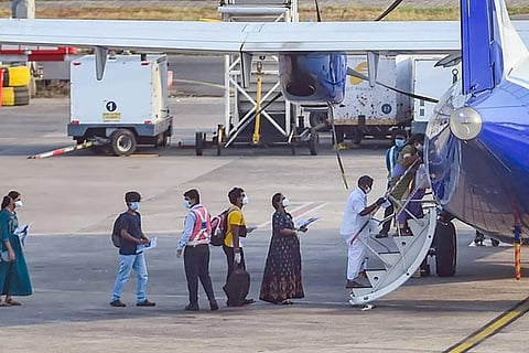 A Delhi-bound Indigo Airlines was the first flight to be operated from Chennai airport on Monday