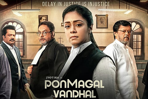 Jyotika glad to play strong female character in 'Ponmagal Vandhal'