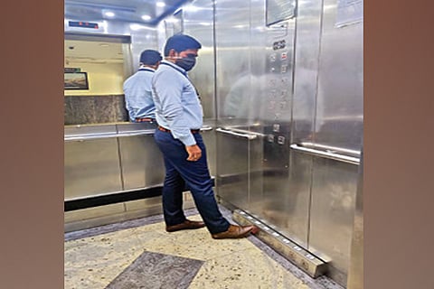Chennai Metro begins switchover to foot-operated elevators