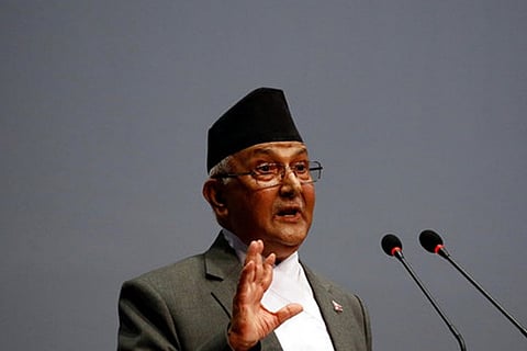 Nepal Prime Minister K P Sharma Oli