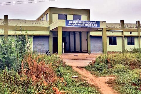 The new bus stand built along National Highway in Vaniyambadi at cost of Rs 3.75 crore