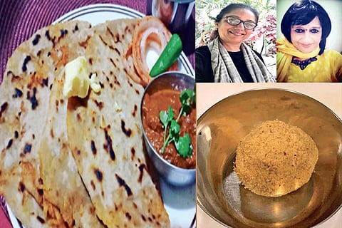ALOO PARATHA;  CHAMMANTHI;  Revathy; Chef Ramaa Shanker
