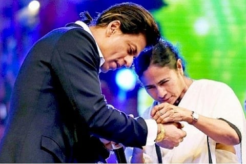 Shah Rukh Khan and Mamata Banerjee