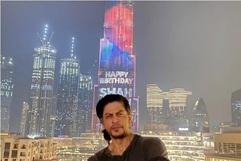 Source: Twitter; SRK shared the video his birthday bash in Dubai
