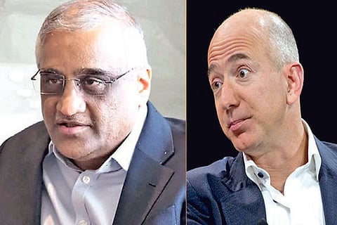 Kishore Biyani; Jeff Bezos