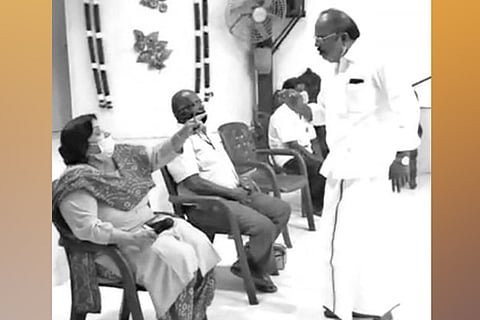 Food Safety official Dr Sowmya and Abdul Farook engaged in an argument in Perambalur