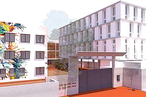The design for the Kottur campus