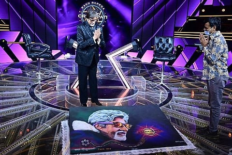 Big B gets a special 'colourful' tribute from fan