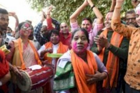 Bihar polls: BJP wins 5 seats, leads on 68