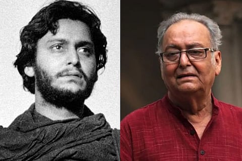 Soumitra Chatterjee as Apu in Satyajit Ray's Apur Sansar