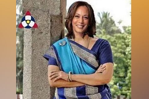 DeTect: US VP-elect Kamala Harris did not sport a sari in India