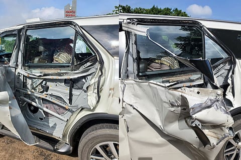 BJP leader Khushbu Sundar meets with accident on way to Vel Yatra, no injuries reported