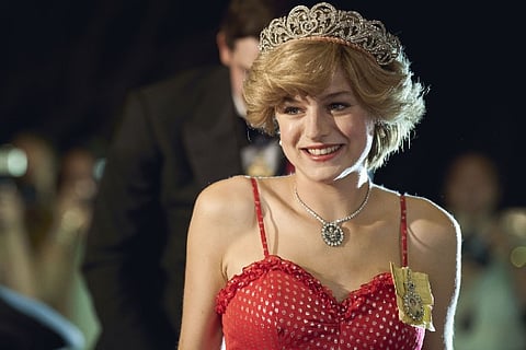 Emma Corrin as Princess Diana in The Crown series