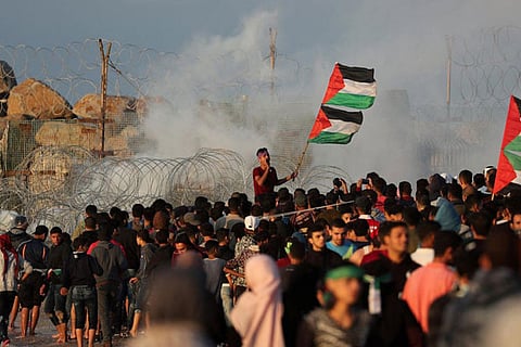 Palestinians protest against Pompeo's Israel visit