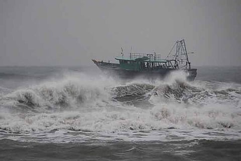 Delta fishermen urged to return shore as deep depression formed