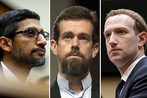 Source: AP; Sundar Pichai, Jack and Mark