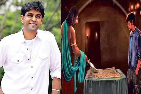 Writer Kabilan Vairamuthu; Picture from the preface of the book