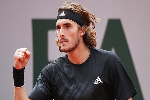 Stefanos Tsitsipas went about his business smoothly against Aljaz Bedene