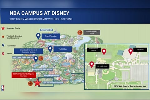 A look at the NBA bio-secure bubble