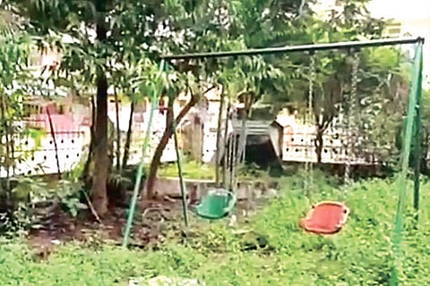 Dilapidated condition of Anna Centenary Park in Kancheepuram