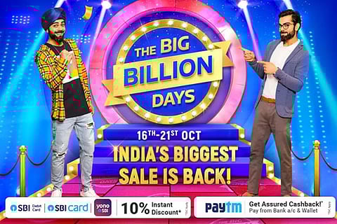 Flipkart, Paytm offer instant cashback during 'Big Billion Days'