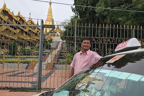 'Not scared of the virus', Myanmar taxi driver's pilgrimage to a sacred pagoda