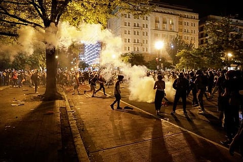 Protesters knock down Roosevelt, Lincoln statues in US