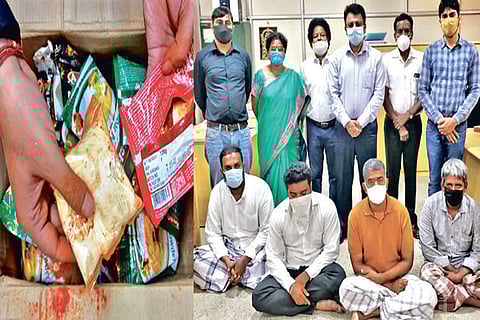 Drugs seized by officials; four accused arrested