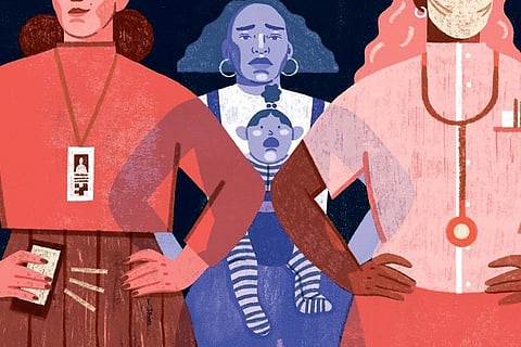 TOUGH ROAD FOR MOTHERS: Wearing down the shock absorbers of society