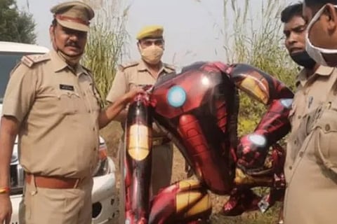 'Thought it was an alien': Iron Man-shaped balloon triggers panic in Uttar Pradesh