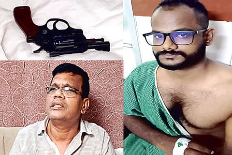 Revolver used by the accused; Syed Ibrahim Shah and Ansarudhin