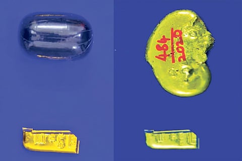 Gold recovered from Masthan Gani