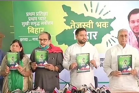 RJD releases manifesto ahead of Bihar polls, reiterates promises