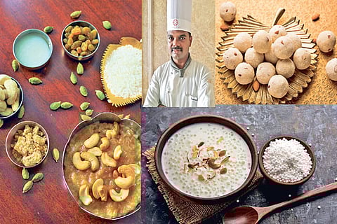 Akaravadisal; Rava Ladoo; Sago Payasam