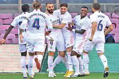 Real Madrid returned to winning ways with a victory over Barcelona