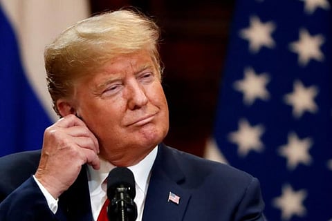 US President Donald Trump 