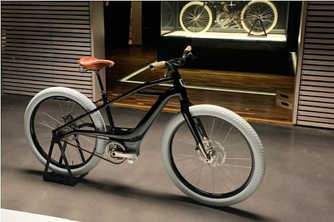 Source: Twitter; Harley Davidson's 1st electric bicycle 'Serial 1'