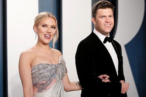 Scarlett Johansson and Colin Jost (Photo: Reuters)