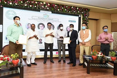 6 electric vehicle firms to invest over Rs 2,500cr in Telangana