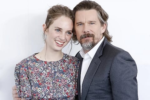 Maya and Ethan Hawke