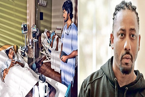 On location of GV Prakash and Brandon T Jackson in Trap City; Rapper Brandon