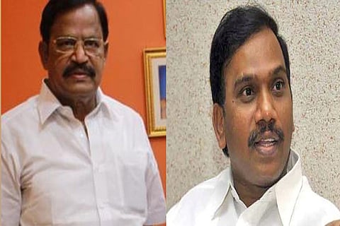 BJP vice president V P Duraisamy; DMK Former union minister A Raja
