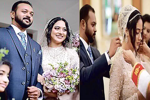 Actress Miya George; Ashwin Philip