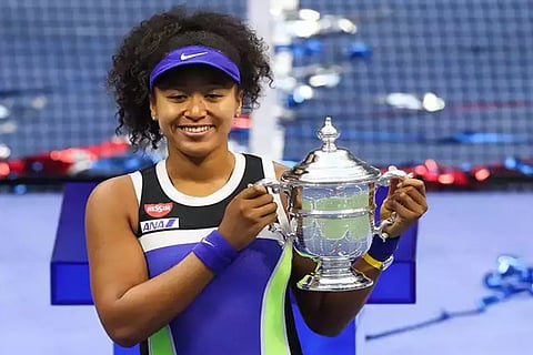 Naomi Osaka is all smiles after her triumph