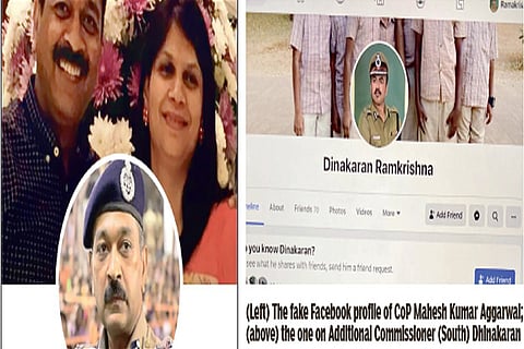 Cybercriminals won’t spare city’s top cop either, post fake FB profile
