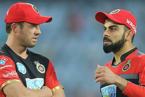 AB de Villiers and Kohli