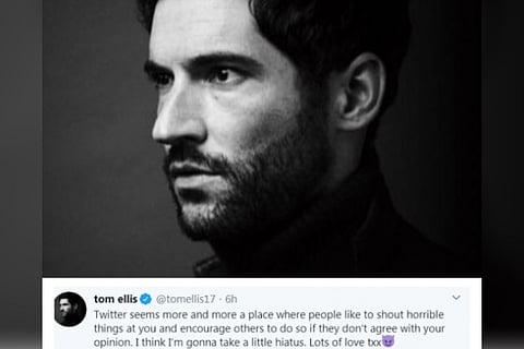 'Lucifer' star Tom Ellis takes a break from Twitter