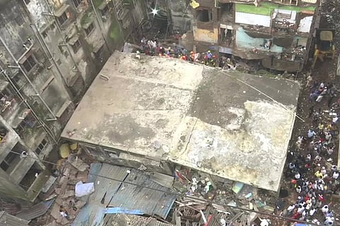 10 dead, dozen feared trapped after three-storey building collapses in Maharashtra